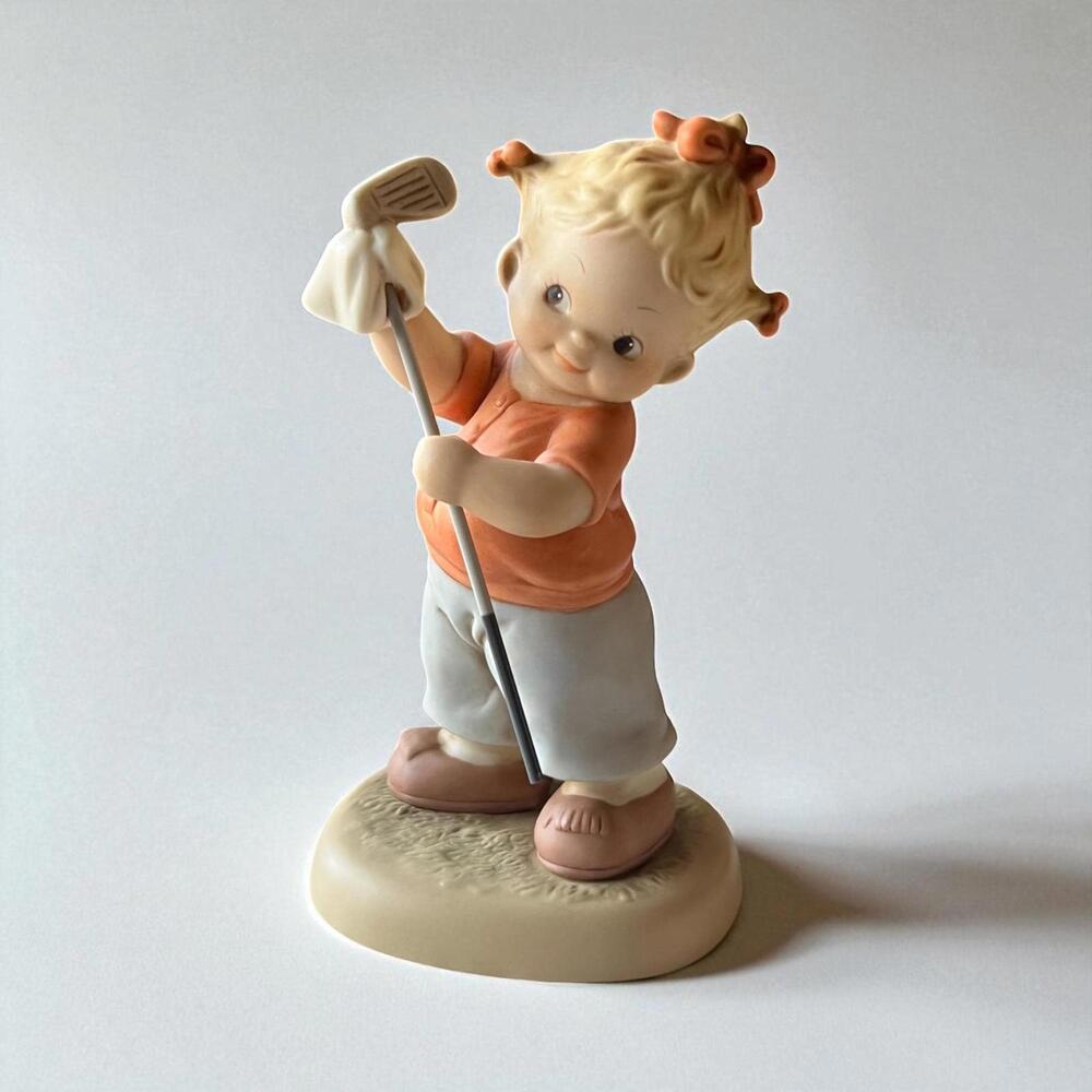 Vintage Enesco "You Won't Catch Me Being A Golf Widow"  Porcelain Figurine